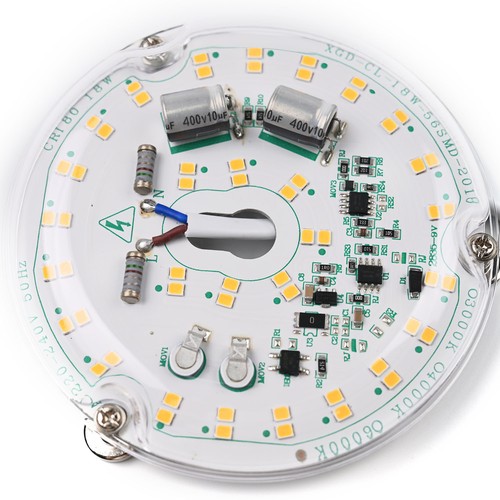 10,1cm / 18W Dimbar LED-innsats m/linser - Flicker free, erstatter G24, sirkelrør og kompaktrør