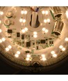 13cm / 18W dimbar LED-innsats med linser - Flimmerfri, erstatter G24, sirkelrør og kompaktrør
