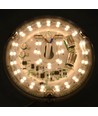 13cm / 18W dimbar LED-innsats med linser - Flimmerfri, erstatter G24, sirkelrør og kompaktrør