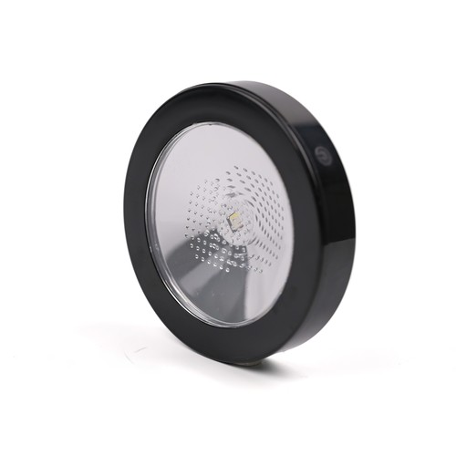 Oppladbar RGB LED-coaster - Sort, IP54 utendørs