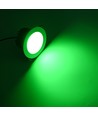 13W Ø11,4cm Downlight RGB+CCT RA93 - 24V DC, Hull: Ø9,5 cm, Mål: Ø11,4 cm, Hvit kant