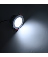 6W Ø9cm innfellingsspot dimbar RA90 - 12-24V, hull: Ø7,5 cm, mål: Ø9 cm, hvit kant