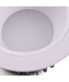 13W Ø11,4cm innfellingsspot RGB+CCT RA93 - 24V DC, Hull: Ø9,5 cm, Mål: Ø11,4 cm, Hvit kant