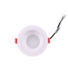 13W Ø11,4cm innfellingsspot RGB+CCT RA93 - 24V DC, Hull: Ø9,5 cm, Mål: Ø11,4 cm, Hvit kant