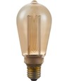 E27 3,5W dimbar LED-pære - ST64, Vintage Rustika, 1800K, gullfarget glass, 100lm