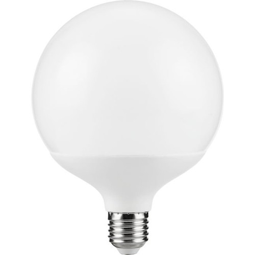 E27 18W dimbar LED globepære - G120, 2100lm, opalt glass, 2700K