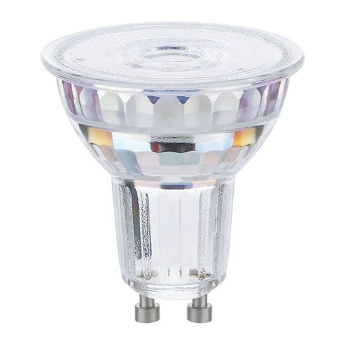 GU10 6W dimbar LED-pære - 600lm, 2700K, 36 grader, glass