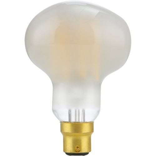 BA22d 6W dimbar LED Hammerhead-pære - R83, 550lm, 2700K, matt speilglass
