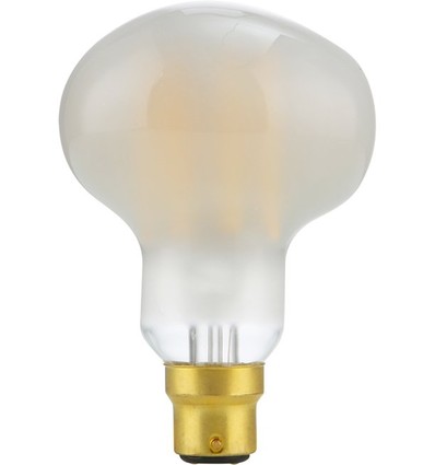 BA22d 6W dimbar LED Hammerhead-pære - R83, 550lm, 2700K, matt speilglass
