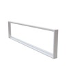 Ramme til 120x30 LED panel - Samlesett, hvit kant