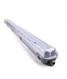 120cm Industriarmatur - Til 2x 120cm T8 LED-rør, IP65 vanntett, gjennomgangskoblet