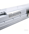 IP65 T8 LED armatur - Til 2x 120 cm LED rør, IP65 vanntett, Gjennomtrådet