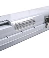 IP65 T8 LED armatur - Til 2x 120 cm LED rør, IP65 vanntett, Gjennomtrådet