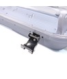 IP65 T8 LED armatur - Til 2x 120 cm LED rør, IP65 vanntett, Gjennomtrådet