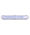60cm Industriarmatur - Til 2x 60cm T8 LED-rør, IP65 vanntett, gjennomgangskoblet