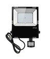 Outlet: 50W lyskaster med sensor - IP65, sort, arbeidslampe, PIR-sensor
