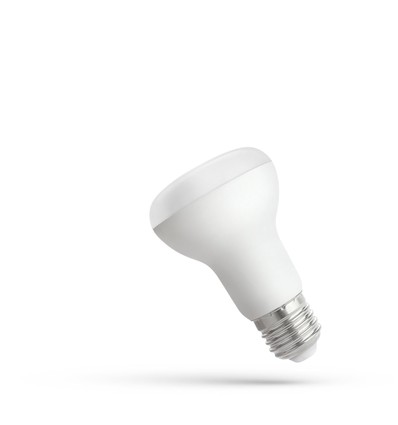 E27 7W R63 LED-pære - Kald hvit, reflektorpære