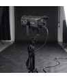 300W Projektør til foto/video - Flimmerfri RA97, justerbar farge/lysstyrke, display, fjernkontroll, 5m kabel