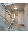 30W LED sensorlampe med nødlys – justerbar watt/CCT, IP44, innebygd batteri