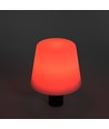 Oppladbar RGB LED flaskelampe - Hvit, inkl. fjernkontroll, IP54 utendørs