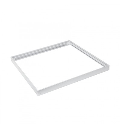 62,5x62,5 LED-panel ramme - Hvit, for direkte montering, 65mm høy
