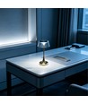 Oppladbar LED bordlampe - Gull, touch dimbar, CCT, IP54 inne/ute