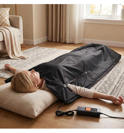 Infrarødt saunateppe 180 x 80 cm - 2 varmesoner