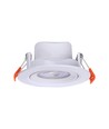10 stk. 7W Ø8,8cm LED innfellingsspot - Hull: Ø6,8 cm, CCT - 3 lysfarger
