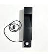 Sort hagelampe - 10W, 60 cm, IP65 utendørs, inkl. lyskilde