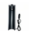 Sort justerbar hagelampe - 7,5W, 40 cm, IP65 utendørs, inkl. lyskilde