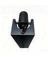 Sort justerbar hagelampe - 7,5W, 40 cm, IP65 utendørs, inkl. lyskilde