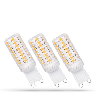 3-pakning G9 4W dimbar LED-pære - G9