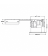 GU10 Downlight Inno88 - Matt hvit, IP44, godkjent i isolasjon