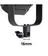 300W Projektør til foto/video - Flimmerfri RA97, justerbar farge/lysstyrke, display, fjernkontroll, 5m kabel