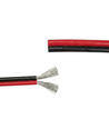 5m 1,2mm² kabel rød/svart - 2-leder (16AWG), 12-24V, til LED-strip