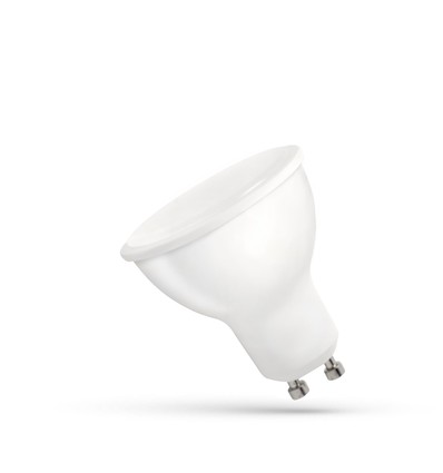 GU10 4W LED-pære - Mattet, hvit plast