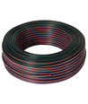 100m 1,2mm² RGB-kabel - 4-leder (16AWG), 12-24V til LED-strip