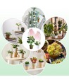 Fleksibelt plantelys med spyd - 12W, timer