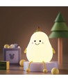 MOCHI Pære Nattlampe til Barn - Silikon, fargeskift + varmhvit