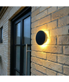 DOME vegglampe 12W - CCT, IP65, sort