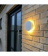 DOME vegglampe 12W - CCT, IP65, hvit