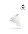 GU5,3 6W LED-pære - 12V, 45°, MR16