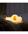 MOCHI Hundehvalp nattlampe i myk silikon - oppladbar, varm/nøytral hvit
