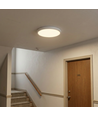 30W Sensorlampe med nødlys - justerbar watt/CCT, IP44, innebygd batteri