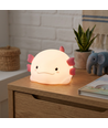 MOCHI Axolotl nattlampe - Silikon, fargeskift + varmhvit, touch dimbar, IP20 innendørs