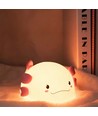MOCHI Axolotl nattlampe i myk silikon - oppladbar, fargeskift + varmhvit