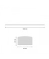 120cm LED-takarmatur, 30W - 100lm/W, CCT, hvit, IP20