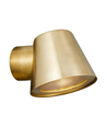 NORIK GU10 vegglampe - IP54, messing, utendørs, uten lyskilde