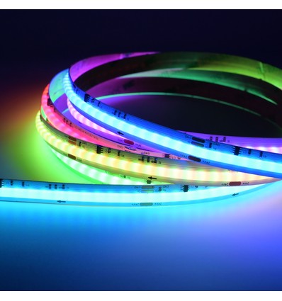 5m RGBWIC COB LED-strip - 24V DC, 784 LED 20W/m, IP20