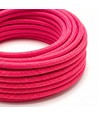 5m tekstilledning 2x0,75 mm² - 230V, roserød